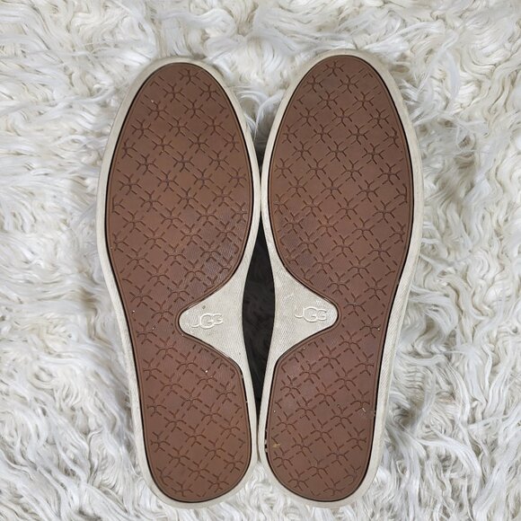 UGG Women's Black Ribbed Slip-On Loafers Size 6.5 - Picture 9 of 9